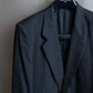 "COMME des GARCONS
HOMME" Notch lapel tailored jacket & wide tapered slacks charcoal gray set up