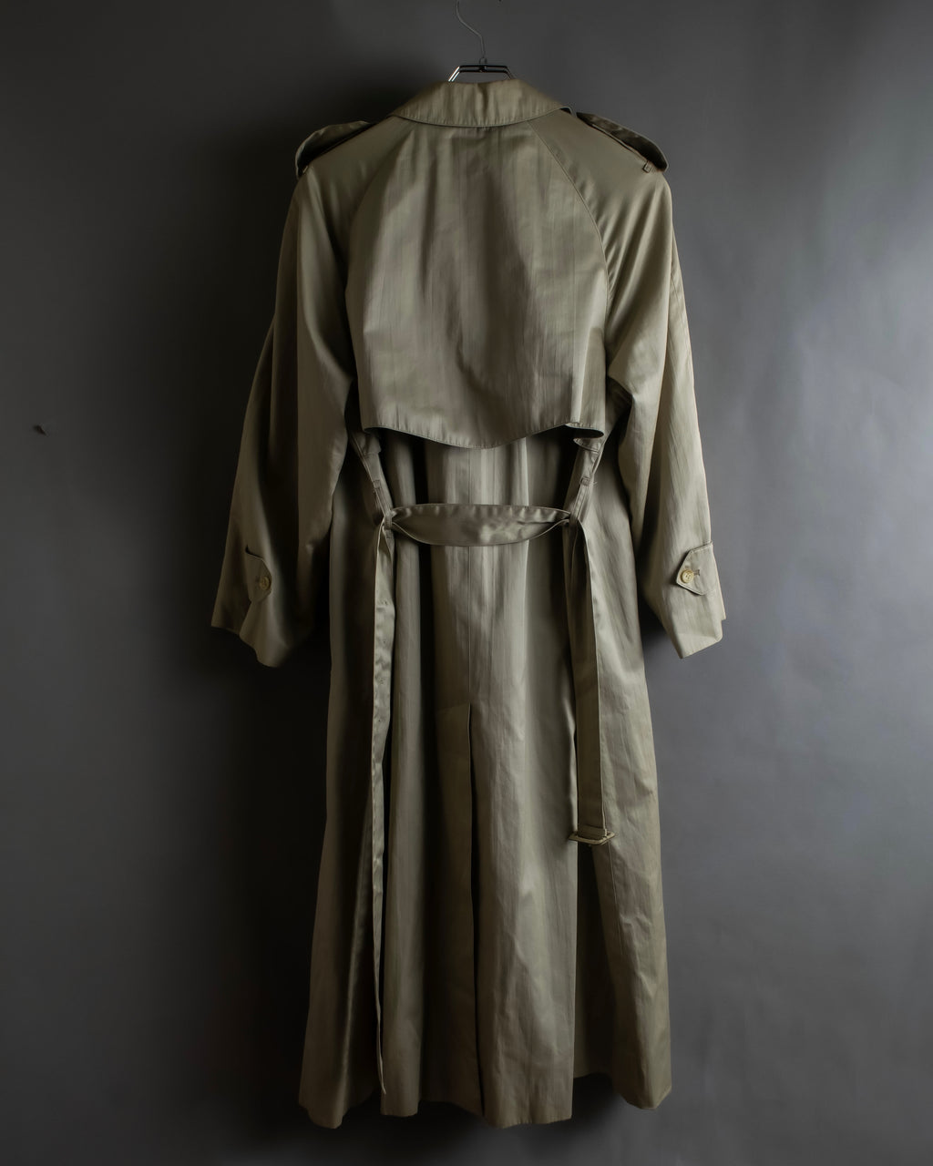 "BURBERRYS" Classic military detail maxi length trench coat