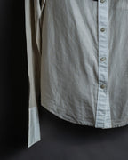 "LOUIS VUITTON" Ribbon frill design regular collar shirt