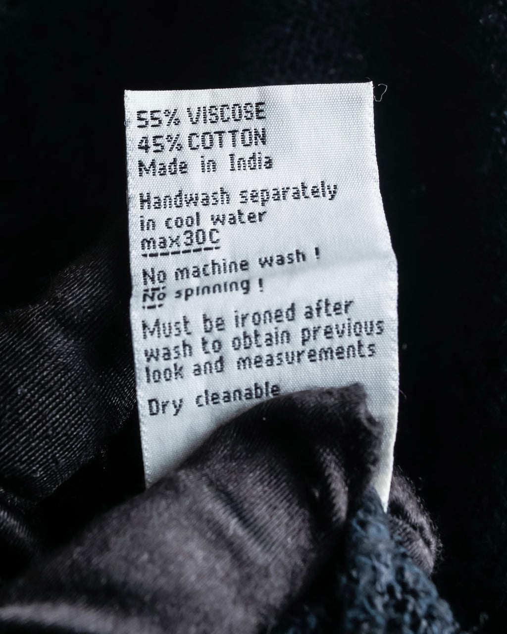 Vintage velour-trimmed box silhouette knit