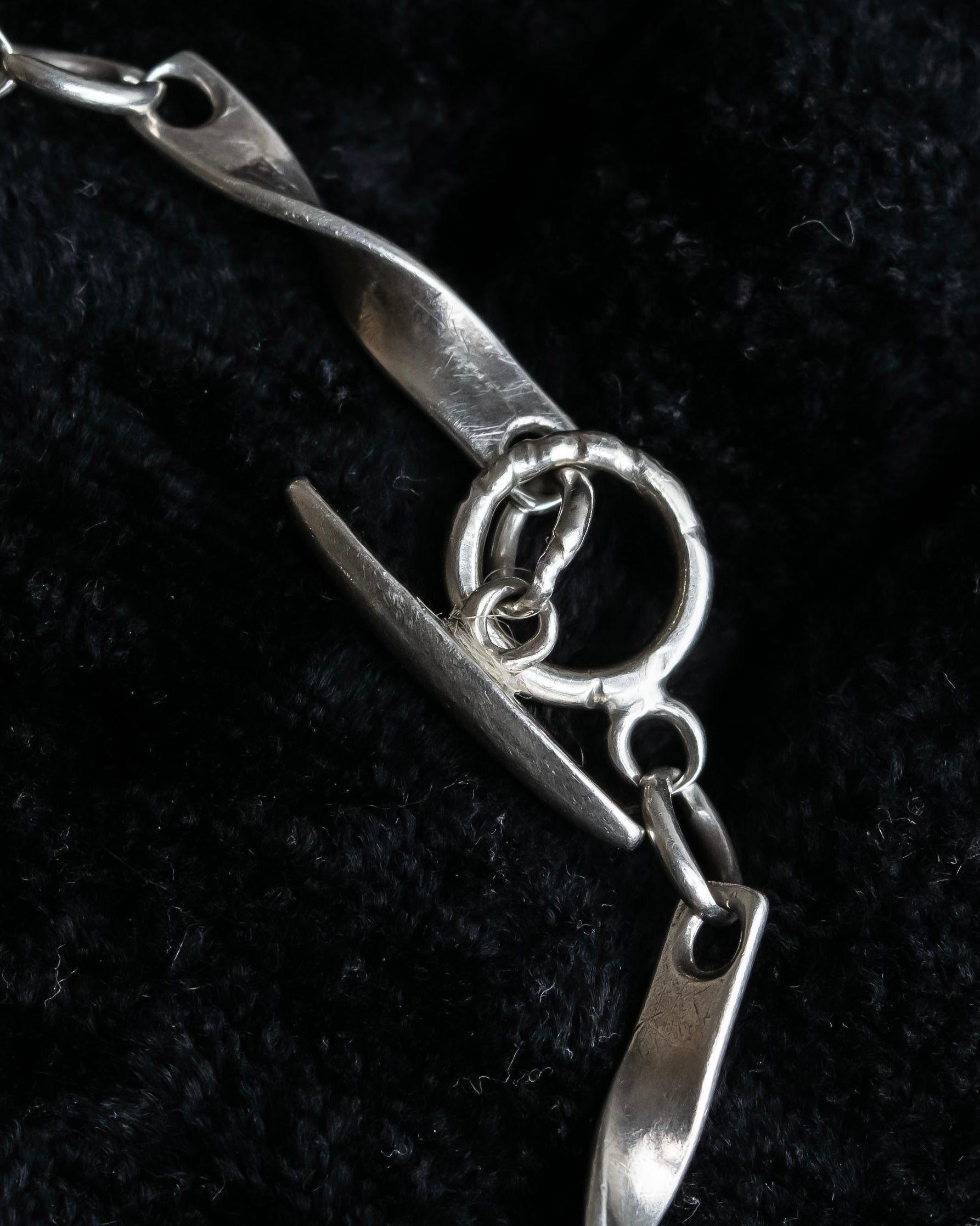 "GEORG JENSEN" Twisted design silver 925 bracelet