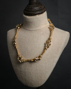 “Christian Dior” 90’s Crystal knot rope necklace