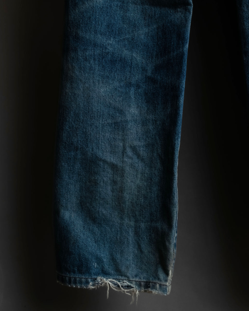 "GUCCI" Gradient fade design tapered denim