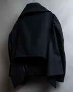 "HELMUT LANG" Short length wool riders jacket