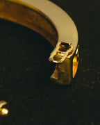 “Christian Dior” 80’s-90’s CD monogram gold tone bangle