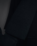 –SPECIALS– "LOEWE" 2017-2018 Minimal a-line calfskin piping coat