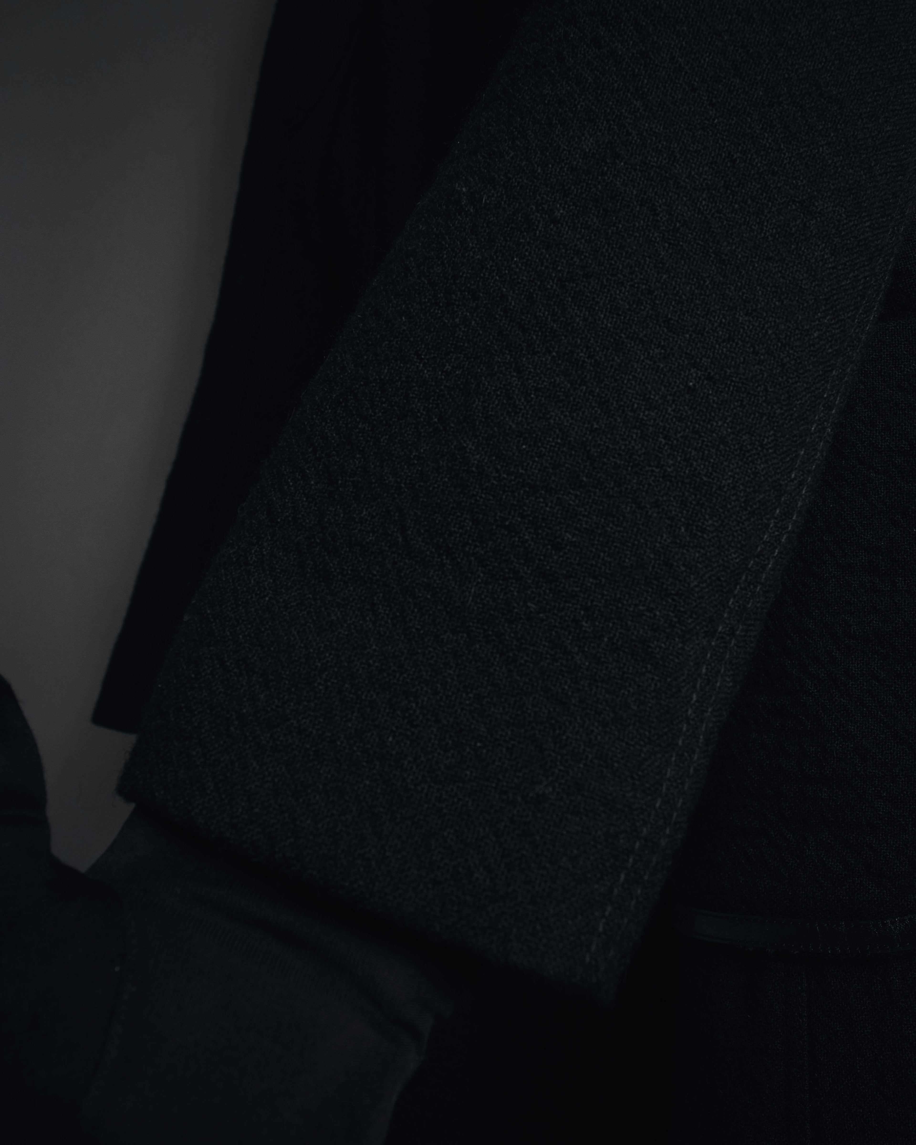 –SPECIALS– "LOEWE" 2017-2018 Minimal a-line calfskin piping coat