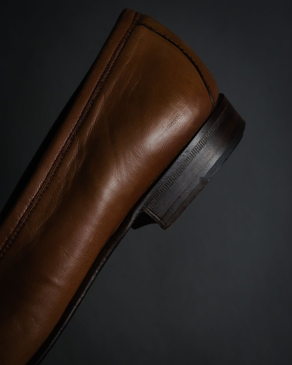 “GUCCI” 1980’s-1990’s Horsebit leather loafers