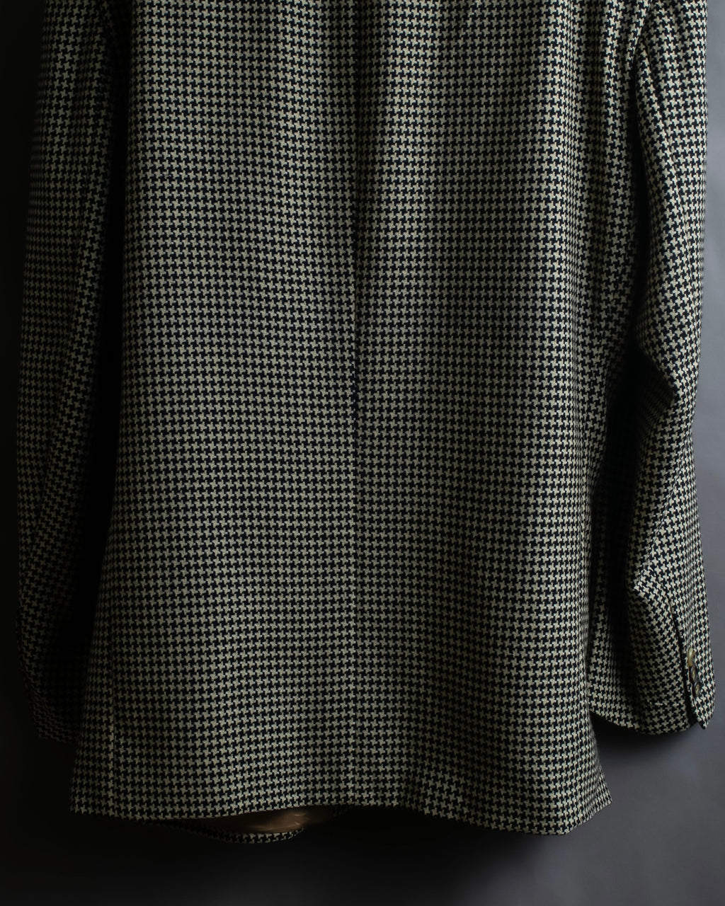 "HUGO BOSS" Houndstooth structured shoulder line tailored jacket