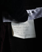 “CELINE” 1997-2003 Wide tapered wool trousers