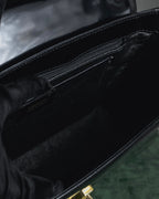 "Tiffany & Co." 80’s-90’s Structured ribbed leather top-handle bag