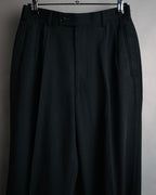 “GAULTIER objet HOMME” 90’s Two tuck wide trousers