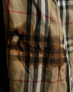 "Burberrys" Vintage-inspired leather oversized trench coat