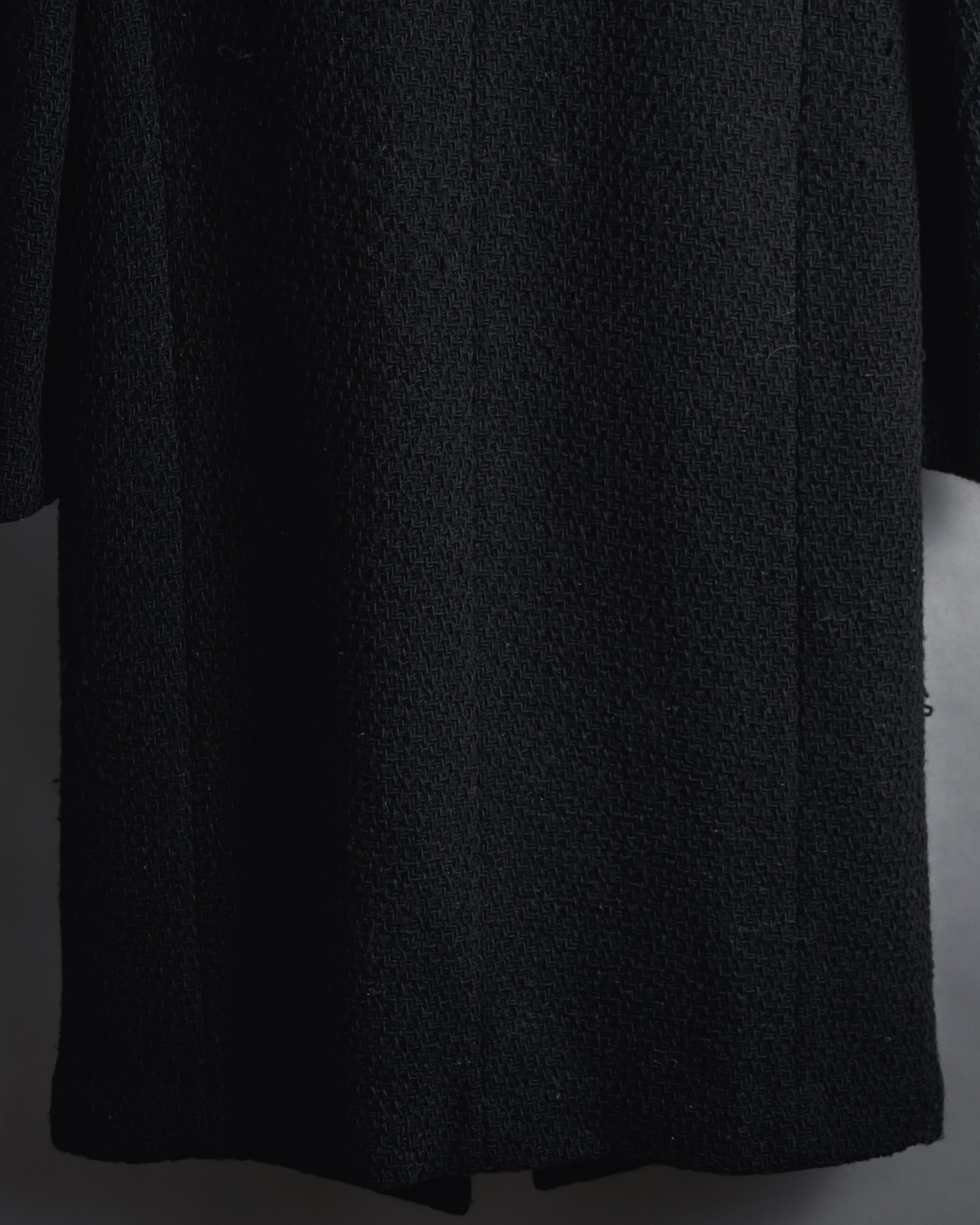 “JUNYA WATANABE” 97AW Textured wool single-breasted coat