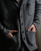 "OUR LEGACY" Patch pocket design lambswool knit jacket