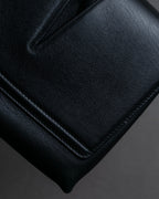 "JIL SANDER" Minimalist design leather shoulder bag