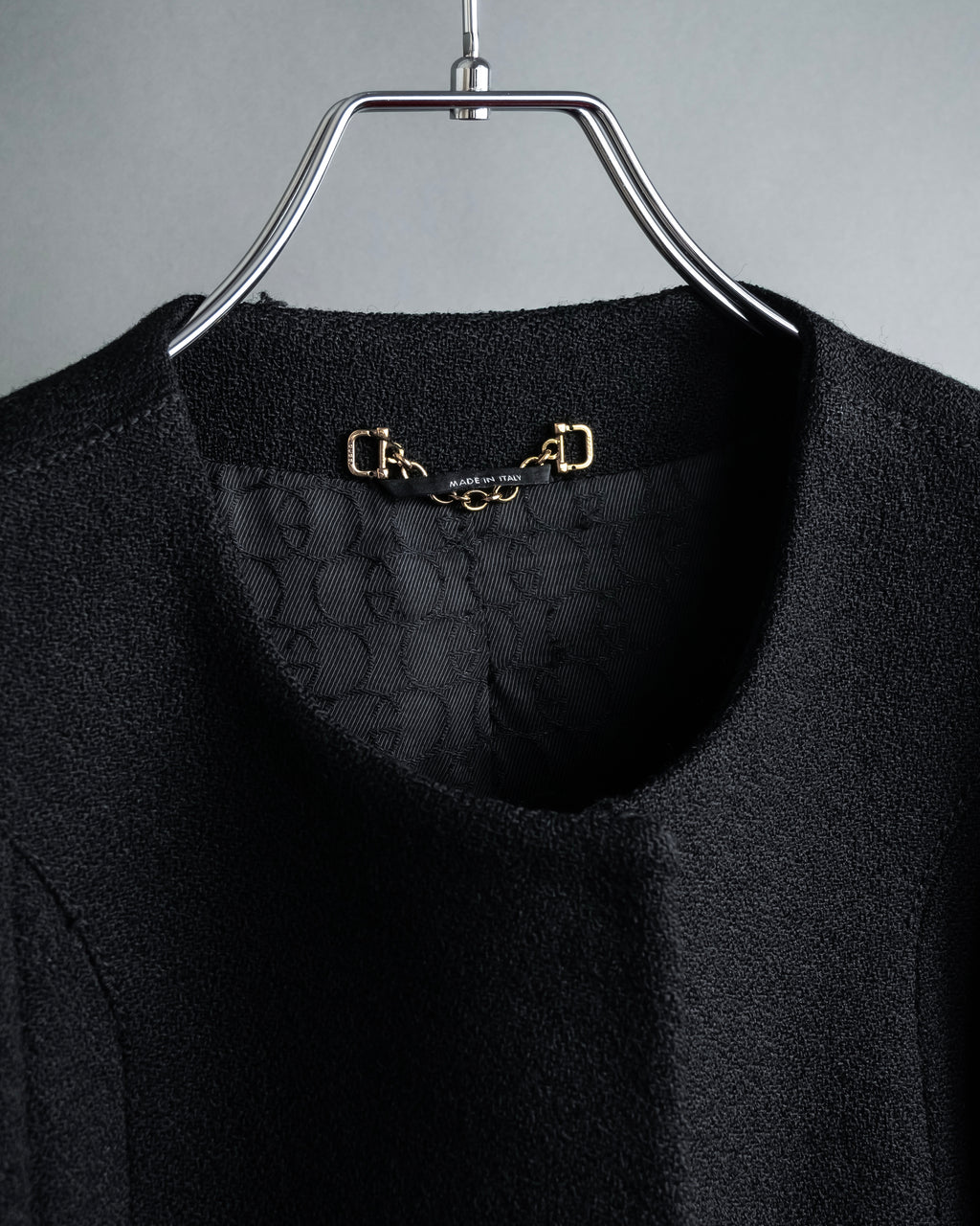 "GUCCI" Tom Ford period round neck flying squirrel long coat