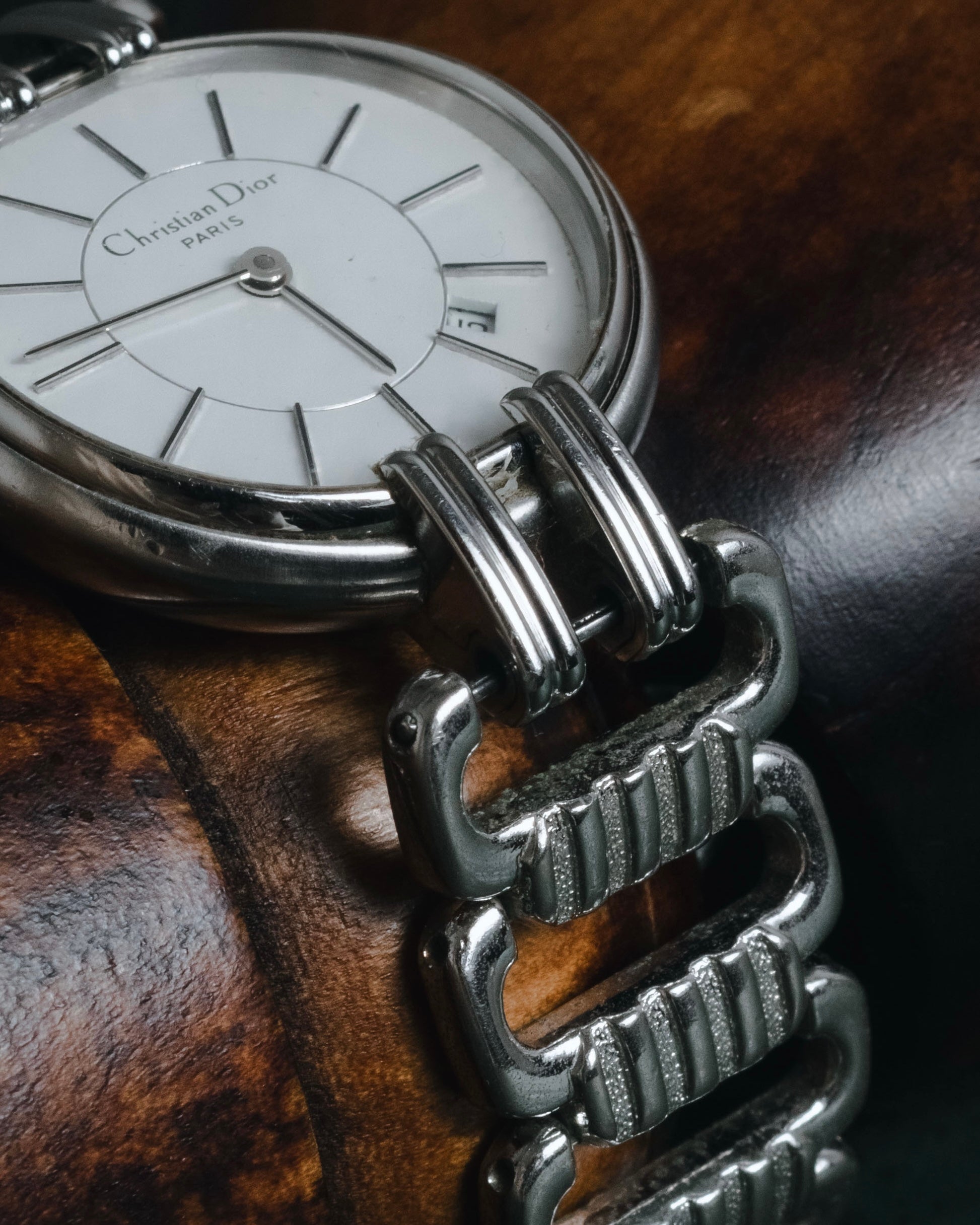 "Christian Dior" 90’s minimalist bracelet quartz watch