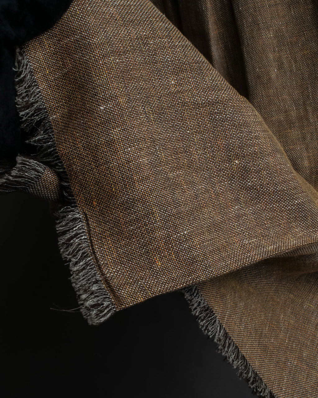 "HERMES" Gaultier period fringe design wrap skirt