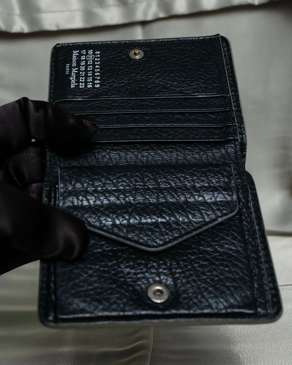 "Maison Margiela" 2020ss Splash Paint Leather Wallet