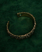 “GUCCI” 2010’s organic relief cuff bracelet