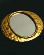 "Christian Dior" Gold cannage compact mirror