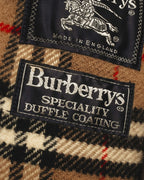 "Burberrys" 80's-90's Classic piped wool coat