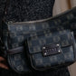 "LOEWE" Repeated anagram pattern outside pocket detail hobo bag