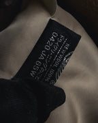 "BURBERRYS" 80’s-90’s Fly-front wool cashmere coat