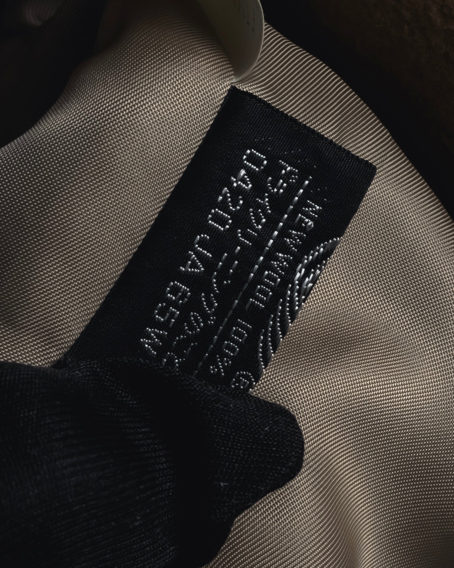 "BURBERRYS" 80’s-90’s Fly-front wool cashmere coat