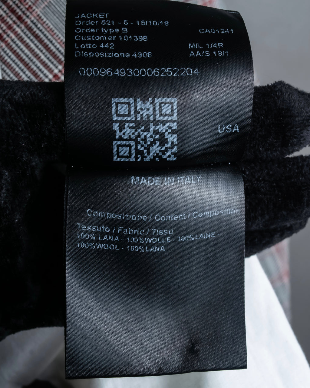 "Calvin Klein" Glen check oversized double breasted jacket