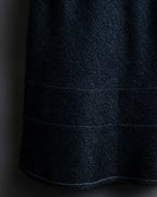 "tricot COMME desGARCONS" Flared silhouette wool cropped skirt