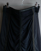 "JEAN PAUL GAULTIER MAILLE FEMME" Sheer shirring design design half pants