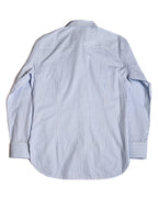 BOTTEGA VENETA/  Cotton Stripe Dress Shirt Blue