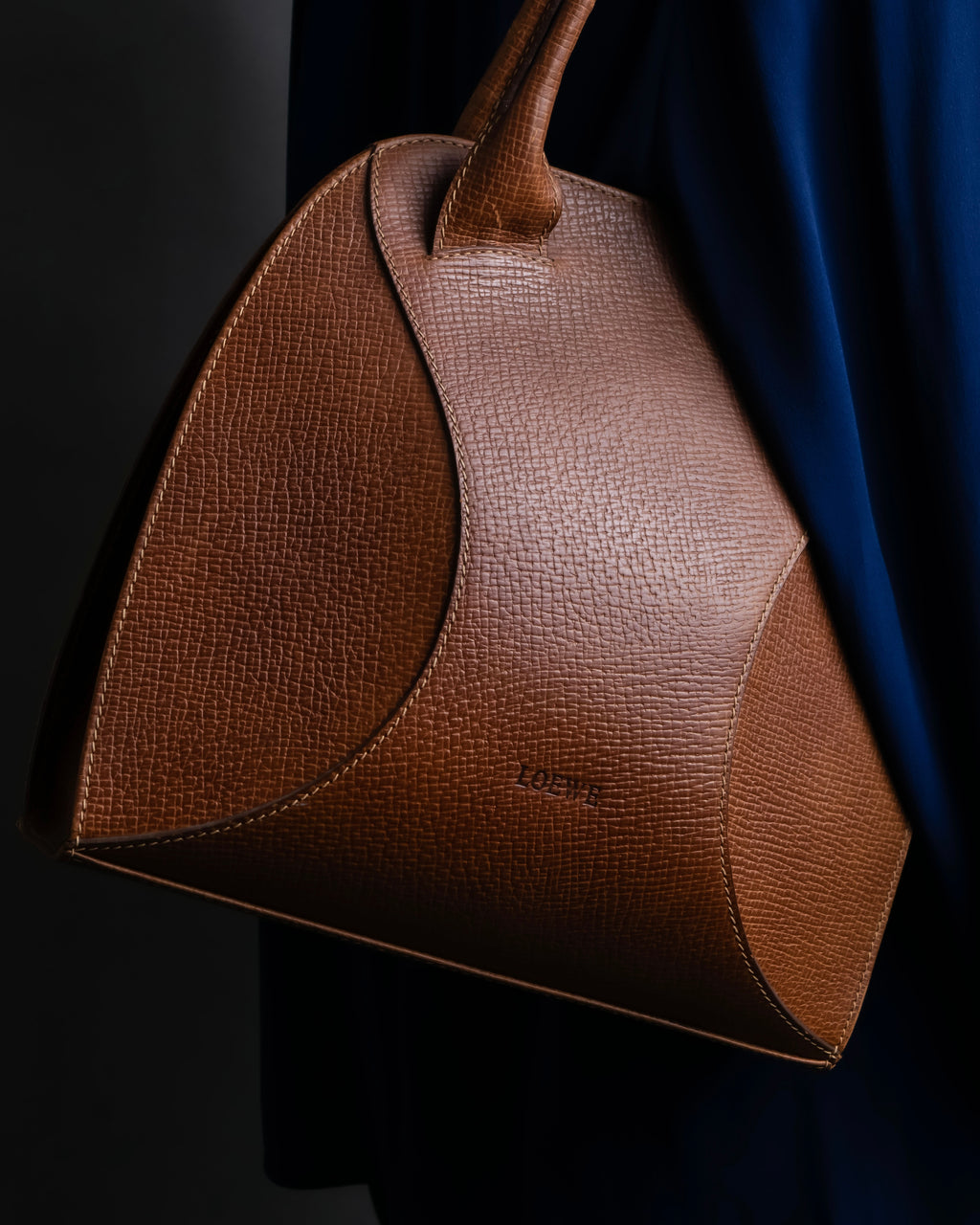 "LOEWE" Vintage texture tote bag