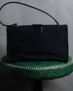 "Salvatore Ferragamo" 90’s-00’s Archive shoe embossed leather shoulder bag