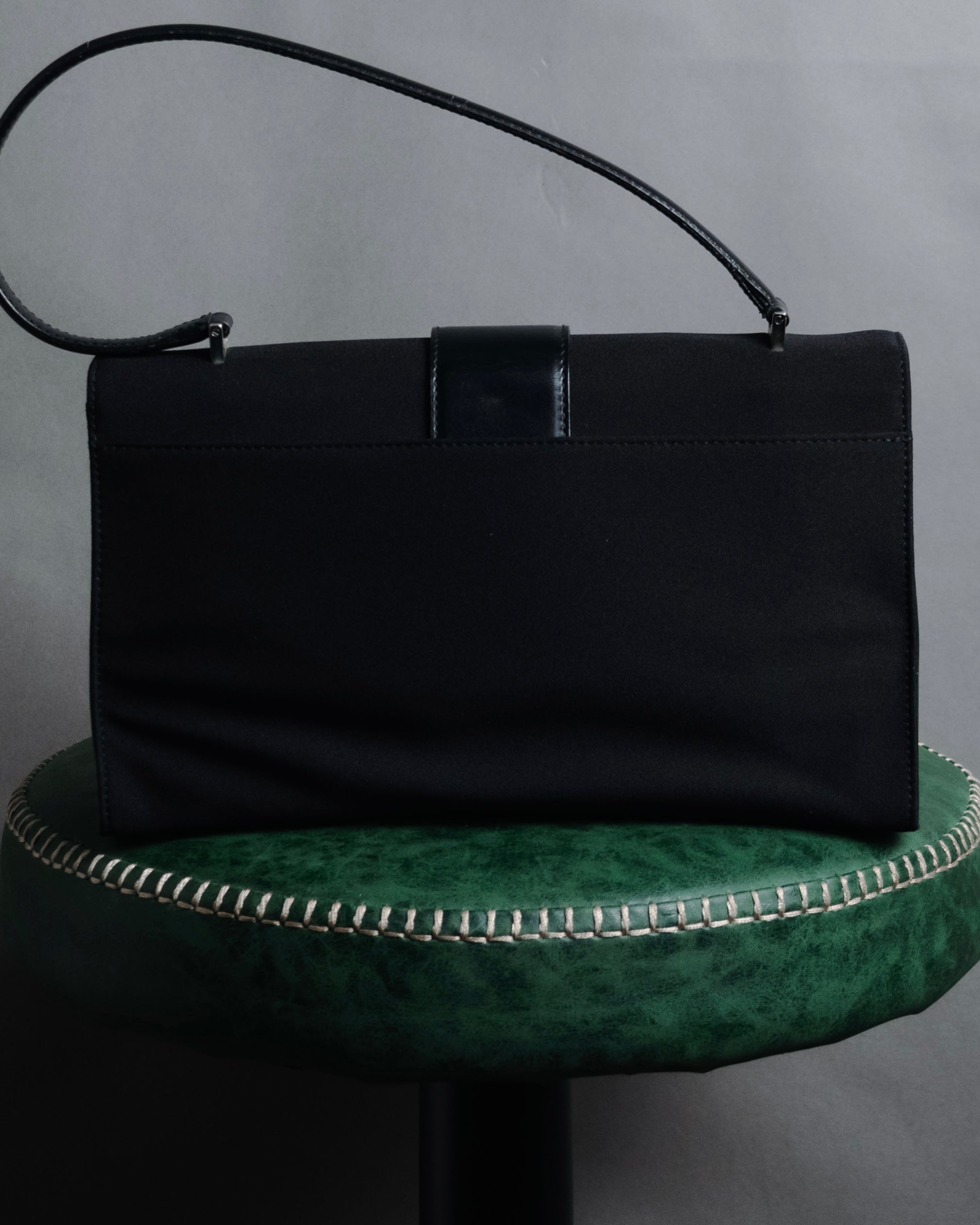 "Salvatore Ferragamo" 90’s-00’s Archive shoe embossed leather shoulder bag