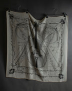 "HERMES" La Musique des Sphères Carre 90 silk scarf