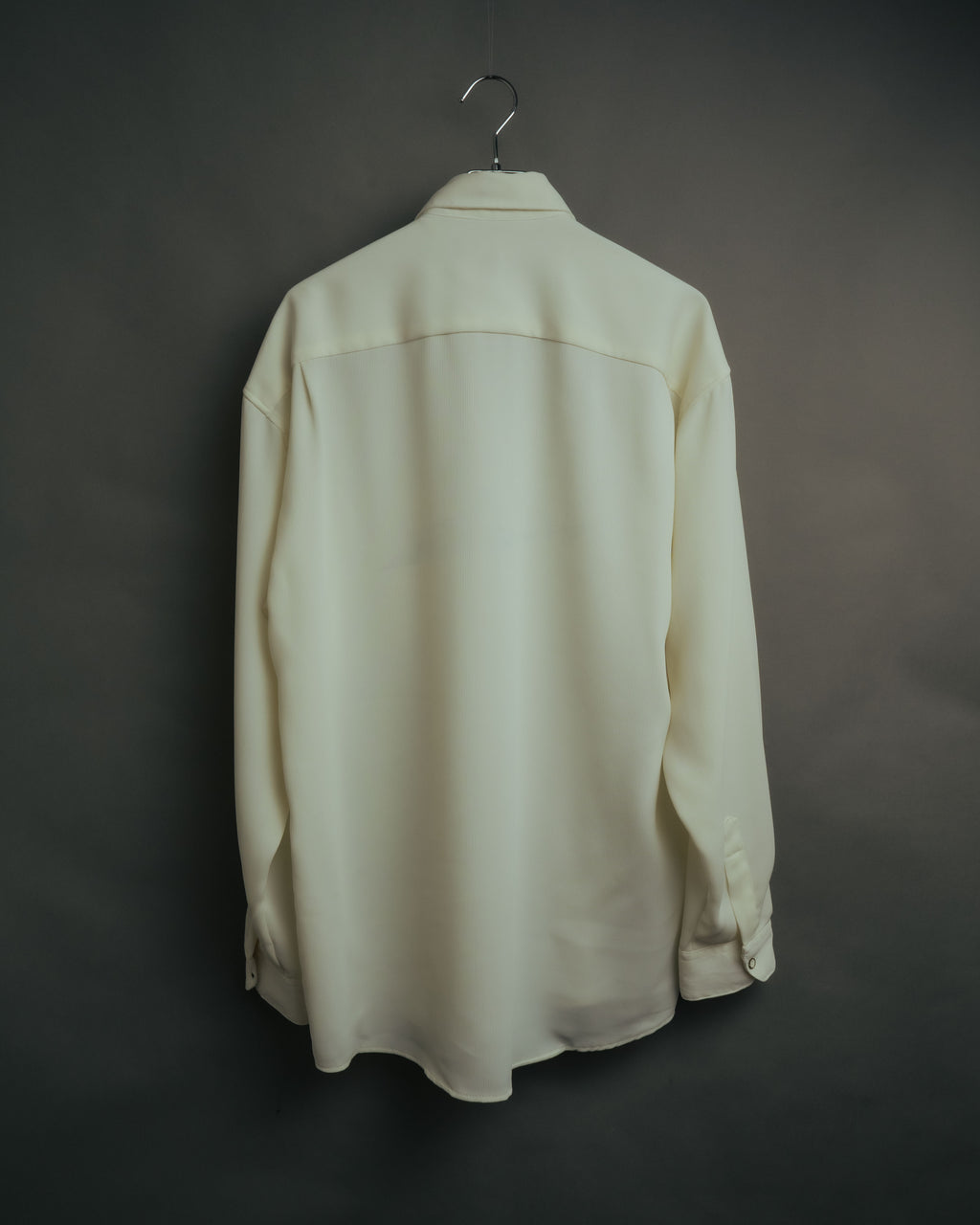 -MOOD Vintage Collections-
90’s Fine ridge ivory drape shirt