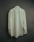 -MOOD Vintage Collections-
90’s Fine ridge ivory drape shirt