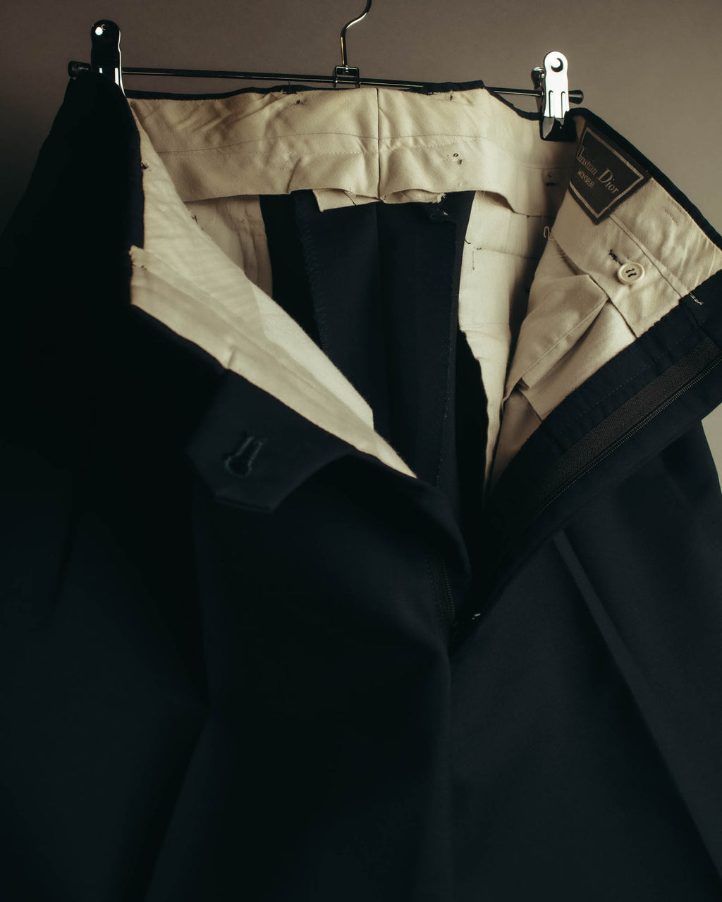 "Christian Dior" 80's-90's Mohair wool two-piece suit