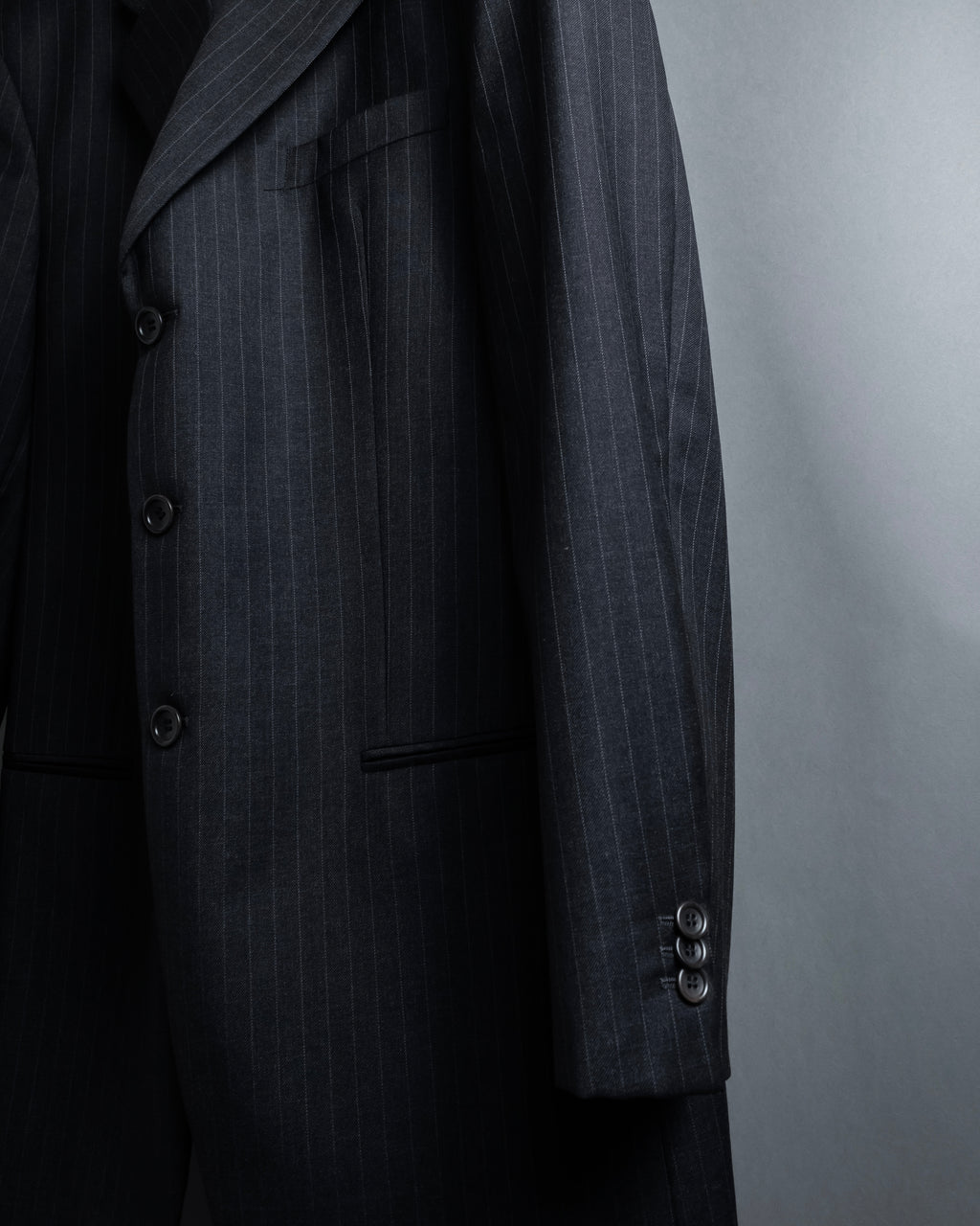 "ARMANI COLLEZIONI" Deep charcoal pinstripe set up
