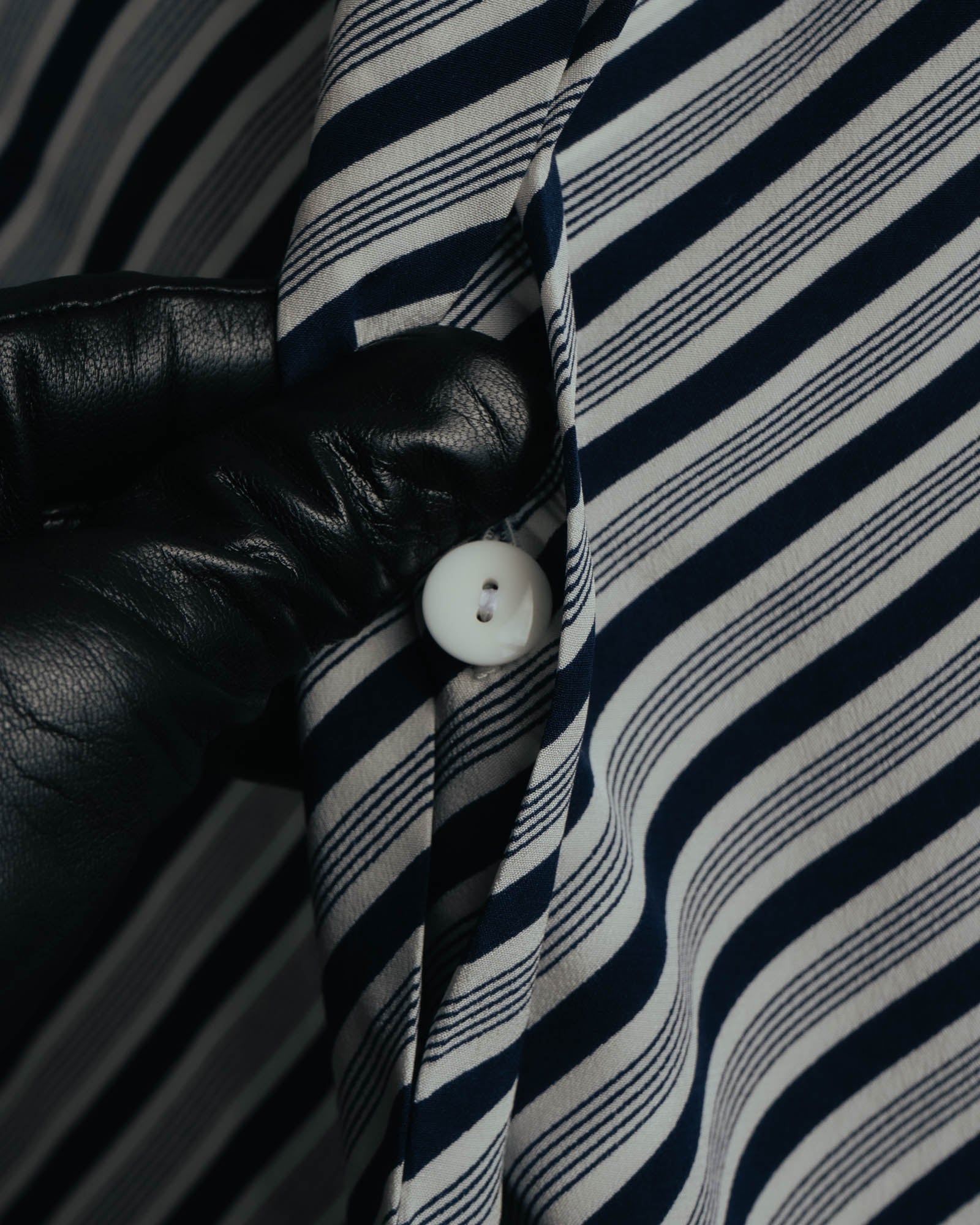 "Christian Dior" 80's-90's Striped silk blouse