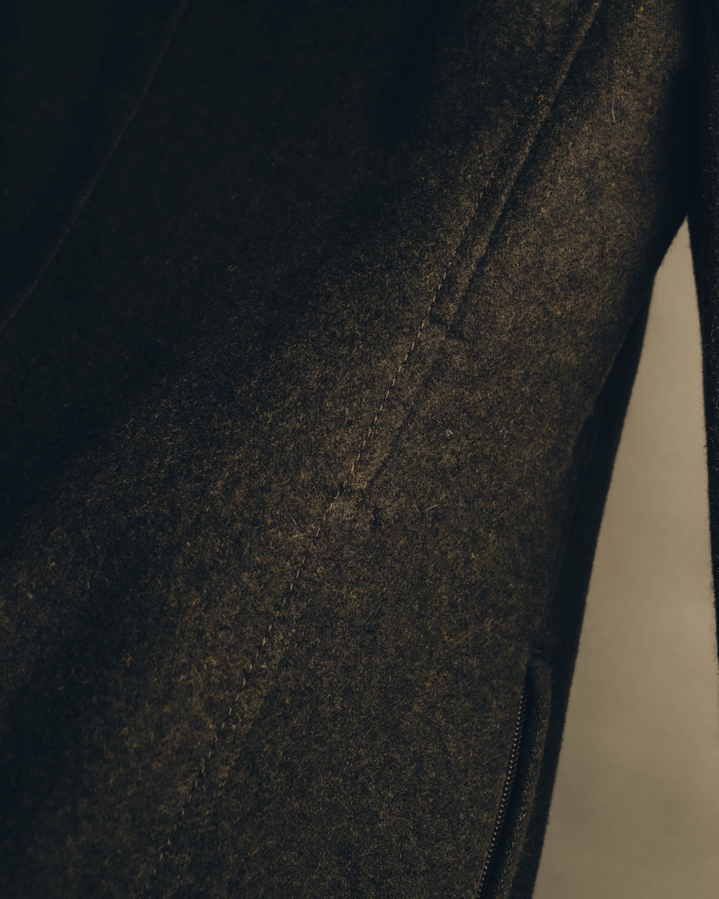 "PRADA" 90's-00's Quilted wool tailored jacket