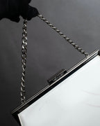 "YVES SAINT LAURENT" Clasp design chain shoulder patent leather bag