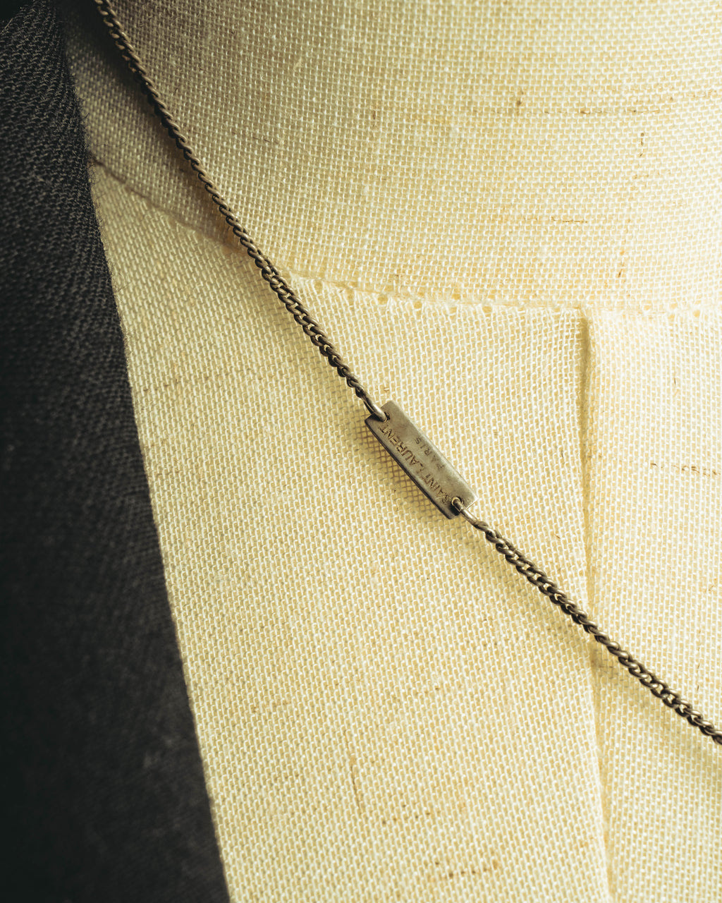 "Saint Laurent" 10's-20's Sculptural doll pendant necklace