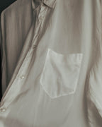 “Maison Margiela” 2018’s-20’s Cupro sheer white shirt