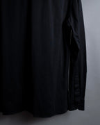 "FENDI" Pick stitch design fly front shirt