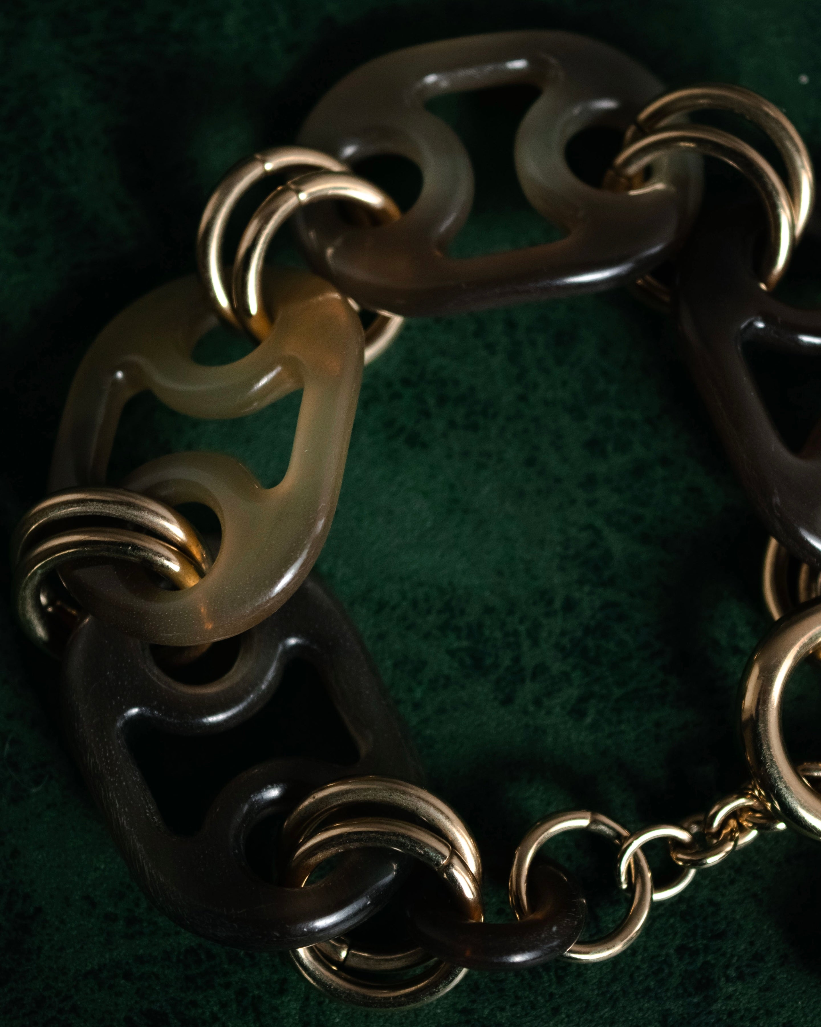 “HERMES” 20’s Eurydice horn chain bracelet