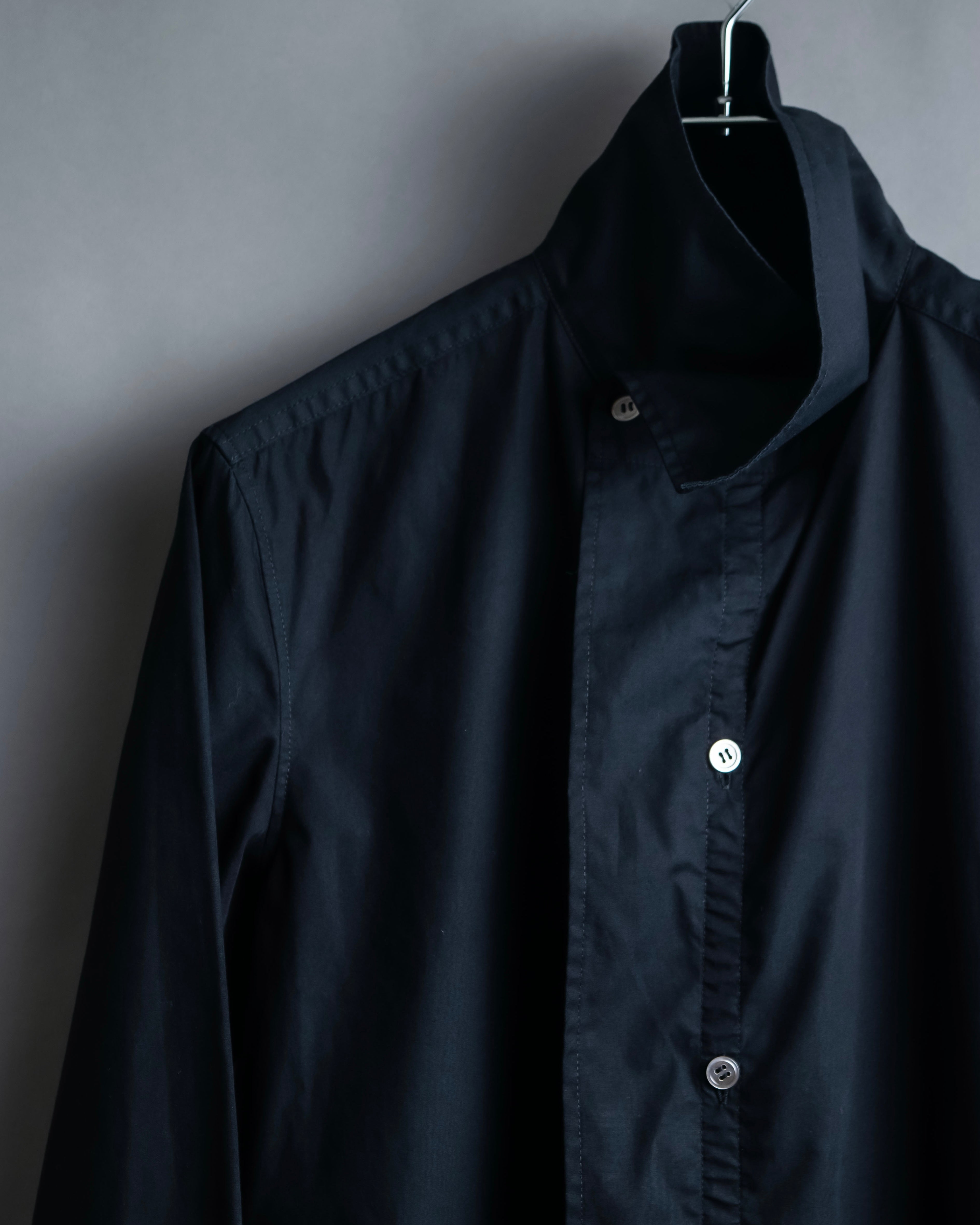 "Y's" Stand &amp; Regular Collar Cotton Shirt